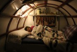 Interieur van de sheepwagon