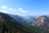Uitzicht vanaf Beartooth Senic Byway