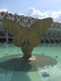 Tijdelijke expositie bij museum van de Kunst en de Wetenschap Valencia