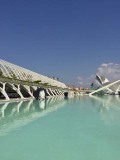 Tijdelijke expositie bij museum van de Kunst en de Wetenschap Valencia