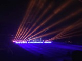 Lichtshow in Stadion