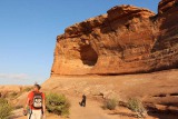 Onderweg naar Delicate Arch