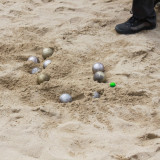 Wedstrijd in los zand