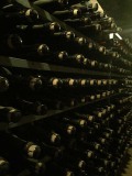 Rijpen op fles in de catacomben van de fabriek