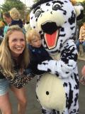 Mini disco op de camping