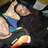 Eerste nacht in de tent