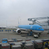 KLM Boeing op Schiphol