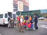 Transfer bus naar hotel