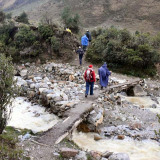Richting Cruzpata via Inca trail