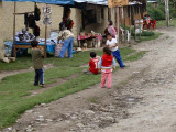Spelende kinderen in La Playa