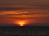 Zonsondergang zuidelijke Stille Oceaan