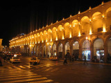 Arequipa bij avond plaza de armas