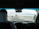 Pan american highway in Atacama woestijn