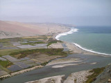 Pan american highway uitzicht naar zee