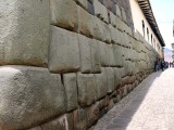 Inca muur in centrum Cuzsco