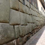 Inca muur in centrum Cuzsco