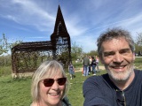 Doorkijk kerkje Borgloon,  april 2022