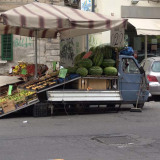 Fruit stalletje ergens in de stad