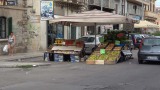 Fruit stalletje ergens in de stad